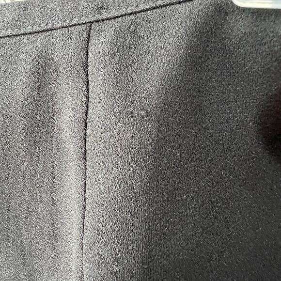 Vintage Catalyst black high waisted mini skirt with slit and zipper - Picture 5 of 6